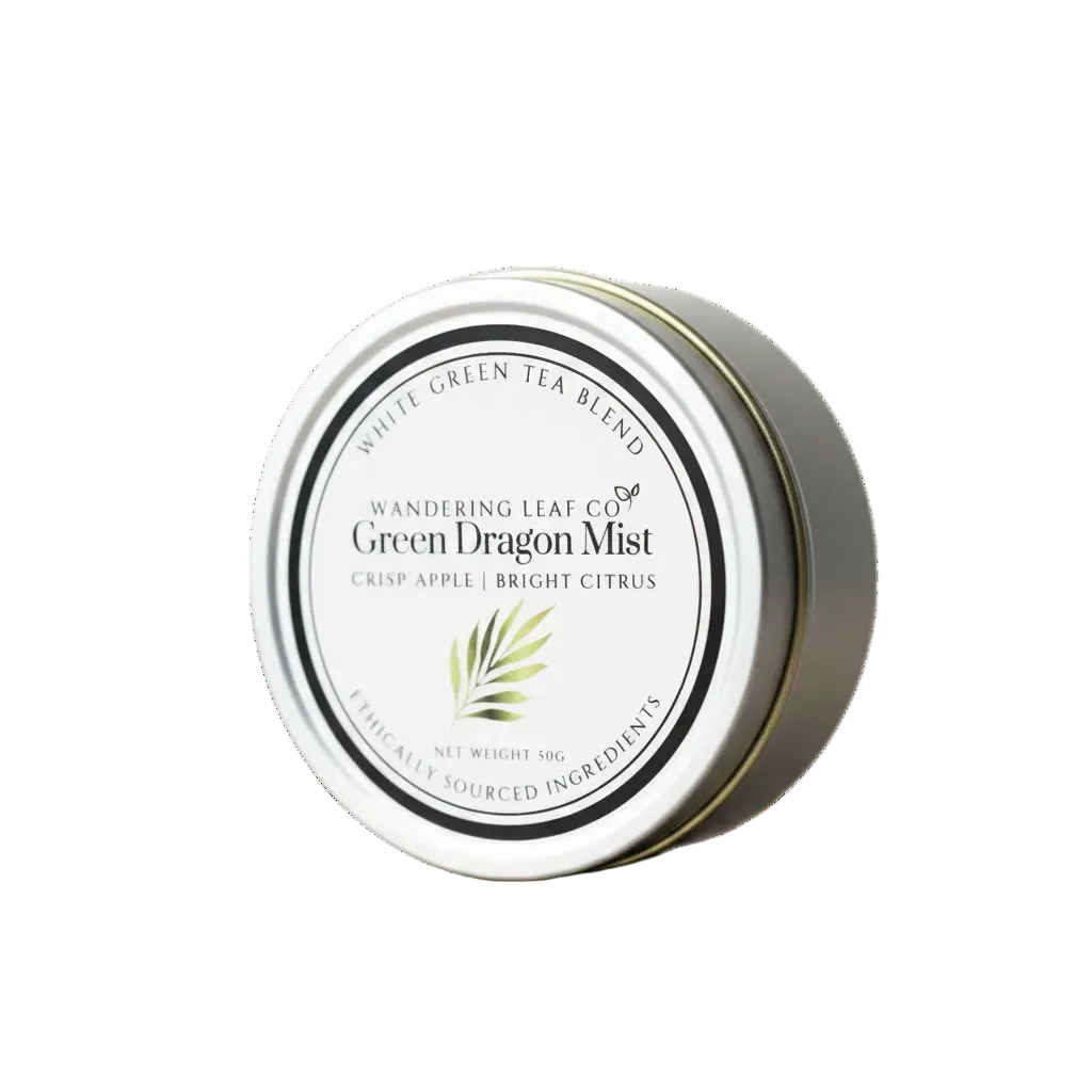 Green Dragon Mist green tea styled with apple and citrus
