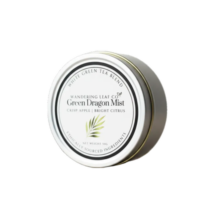 Green Dragon Mist green tea styled with apple and citrus