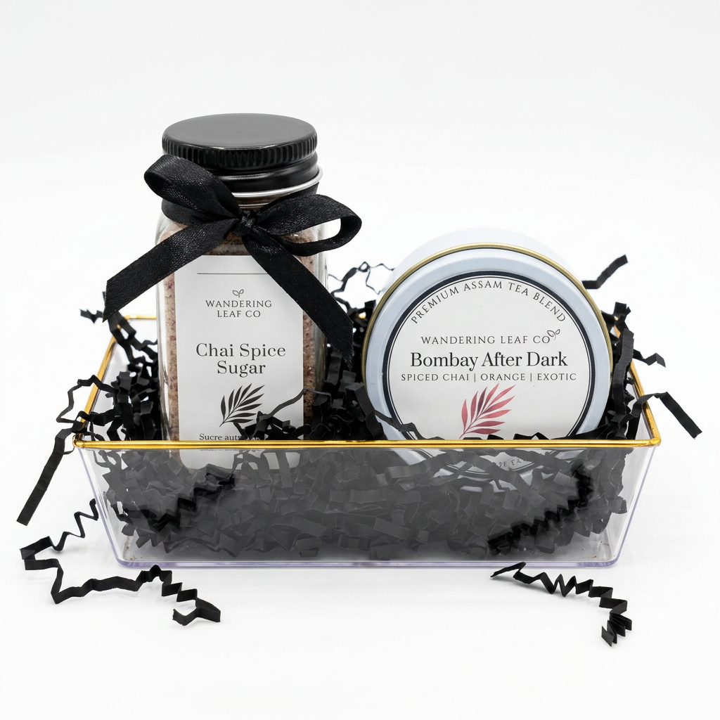 Chai lovers tea and sugar set