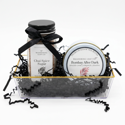 Chai lovers tea and sugar set