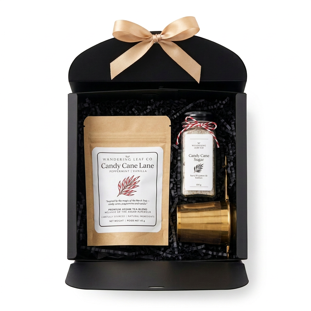 Main gift set photo with clean matte-black box edges