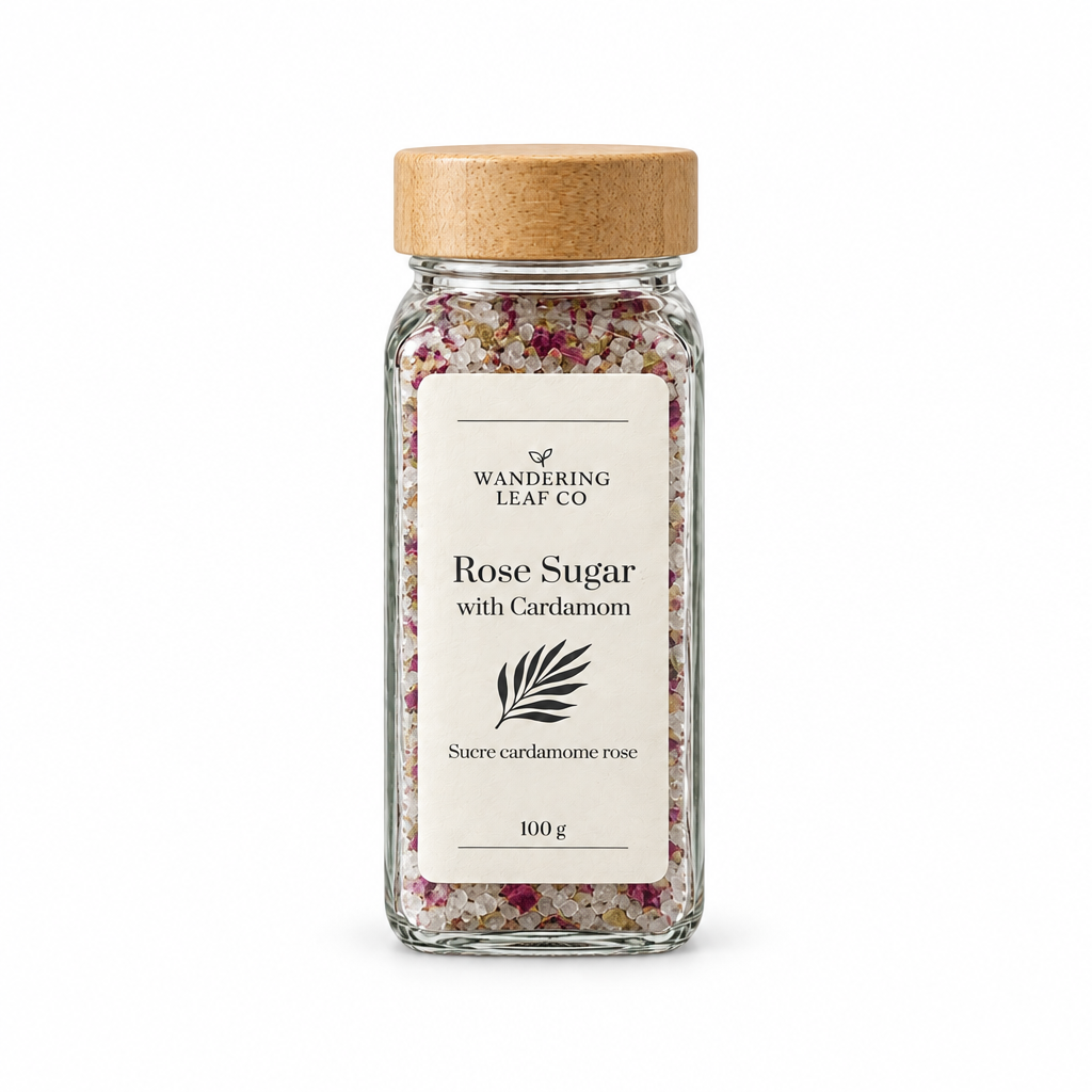 Rose Sugar with Cardamom front
